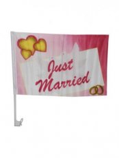 64633 Auto vlag just married